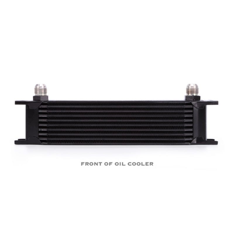 Mishimoto Universal 10 Row Oil Cooler Kit - Black-Oil Coolers-Mishimoto-MISMMOC-UBK-SMINKpower Performance Parts