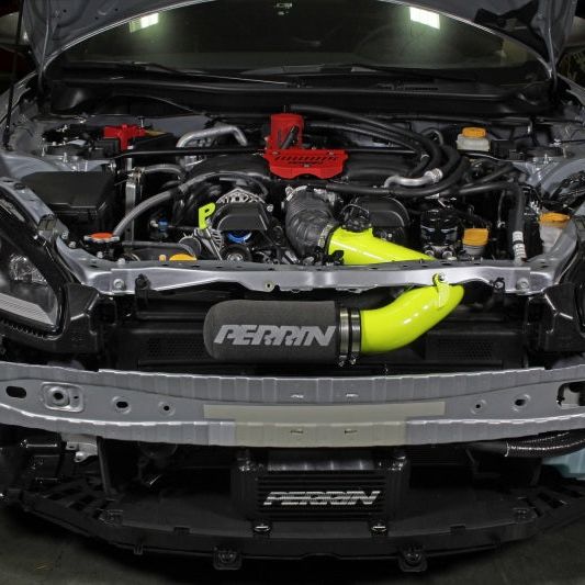 Perrin 22-23 Subaru BRZ/GR86 Cold Air Intake - Neon Yellow - SMINKpower Performance Parts PERPSP-INT-335NY Perrin Performance