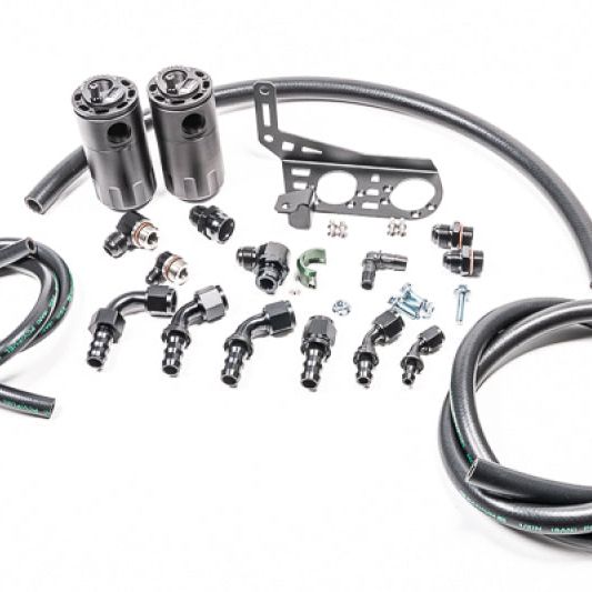 Radium Engineering Dual Catch Can Kit Gallardo LP Fluid Lock - SMINKpower Performance Parts RAD20-0859-FL Radium Engineering