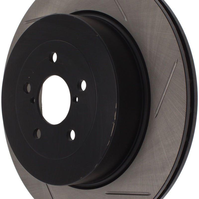 StopTech Power Slot 04 STi Rear Right Slotted Rotor-Brake Rotors - Slotted-Stoptech-STO126.47020SR-SMINKpower Performance Parts