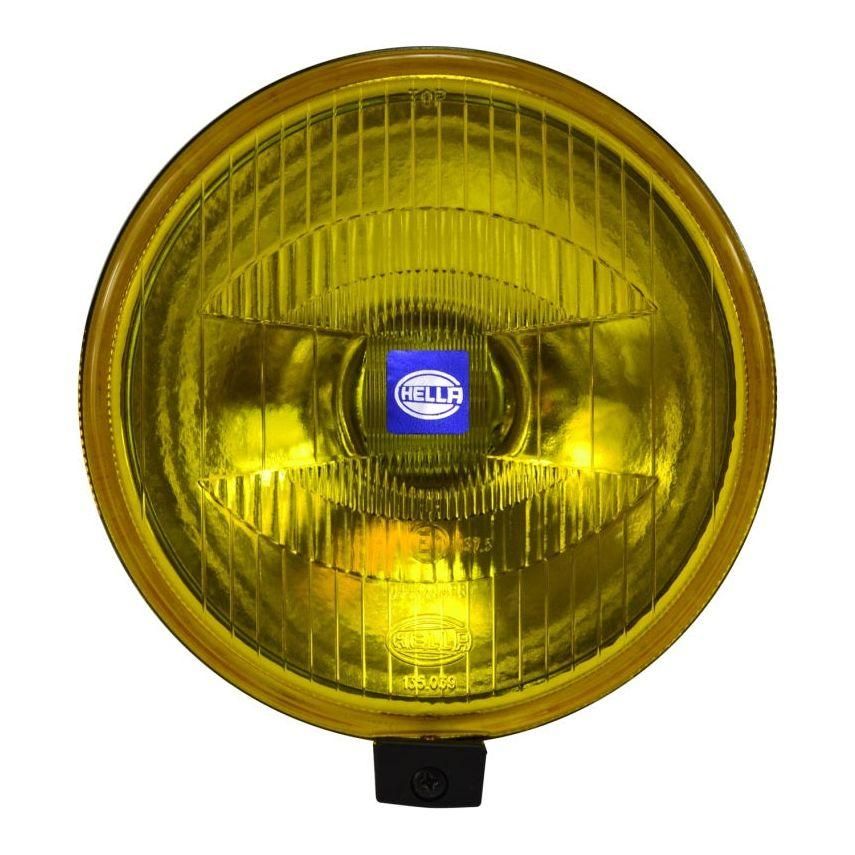 Hella 500 Series ECE 6.4in 55W Round Driving Beam Amber Light - SMINKpower Performance Parts HELLA005750512 Hella