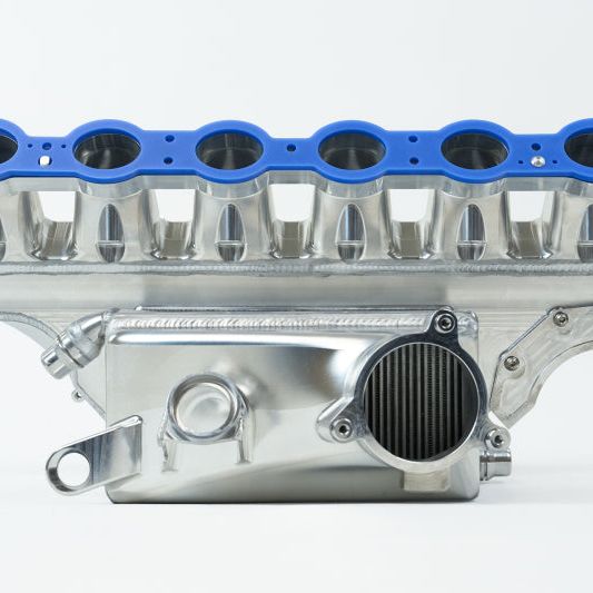CSF BMW M2/M3/M4 S58 Comp &amp; Non-Comp (G8X) Charge-Air Cooler Manifold - Thermal Dispersion Black - SMINKpower Performance Parts CSF8233B CSF