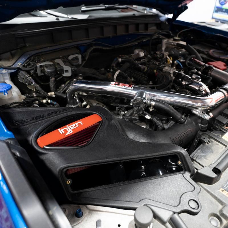 Injen 2021-2022 Ford Bronco V6-2.7L Twin Turbo Evolution Intake (Oiled) - SMINKpower Performance Parts INJEVO9301C Injen