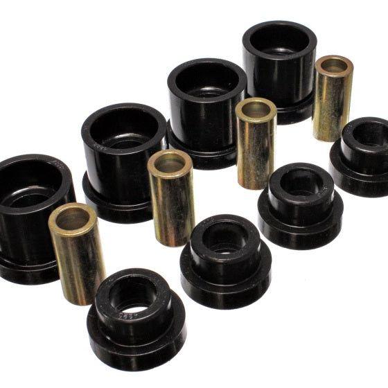 Energy Suspension 95-98 Nissan 240SX (S14) Black Rear Subframe Insert Set (Must reuse all metal part-Bushing Kits-Energy Suspension-ENG7.1117G-SMINKpower Performance Parts