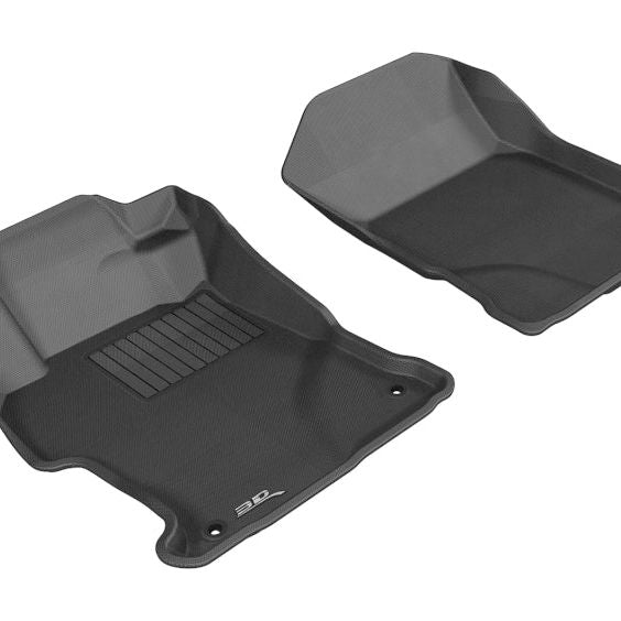 3D MAXpider 2012-2013 Honda Civic Kagu 1st Row Floormat - Black - SMINKpower Performance Parts ACEL1HD04111509 3D MAXpider