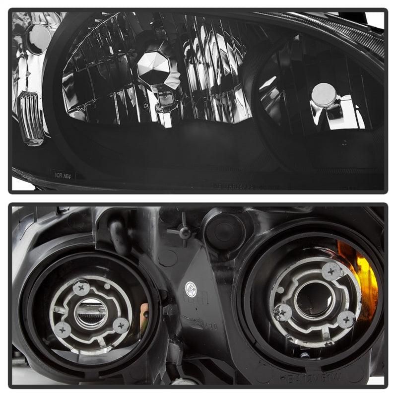 xTune 04-05 Honda Civic (Excl Hatchback/Si) OEM Style Headlights - Black (HD-JH-HC04-4D-AM-BK) - SMINKpower Performance Parts SPY9042706 SPYDER