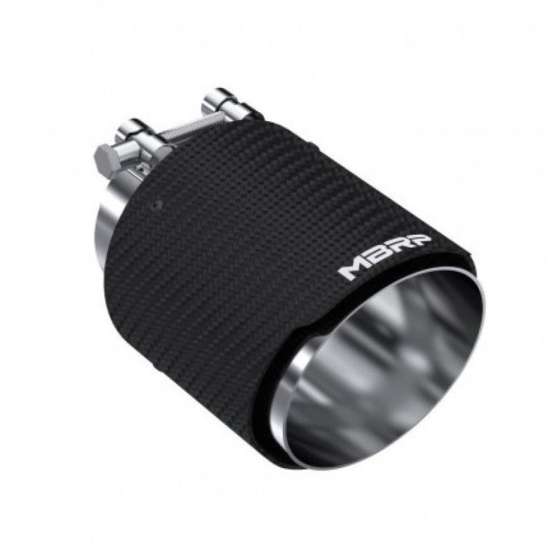 MBRP Universal Carbon Fiber Dual Wall Tip 4.5in OD/3in Inlet/6.13in L-Tips-MBRP-MBRPT5180CF-SMINKpower Performance Parts