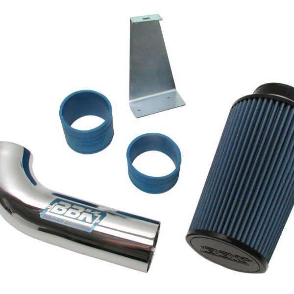 BBK 86-93 Mustang 5.0 Cold Air Intake Kit - Standard Style - Chrome Finish-Cold Air Intakes-BBK-BBK1556-SMINKpower Performance Parts