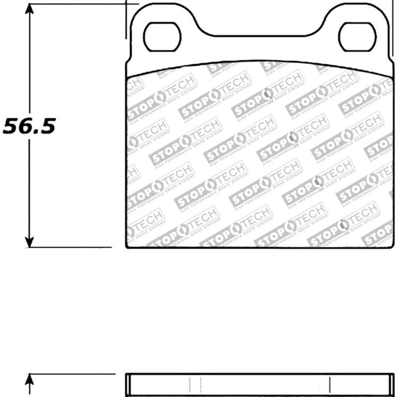 StopTech Performance 98-04 Volvo C70/98-00 V70 Rear Brake Pads-Brake Pads - Performance-Stoptech-STO309.00310-SMINKpower Performance Parts