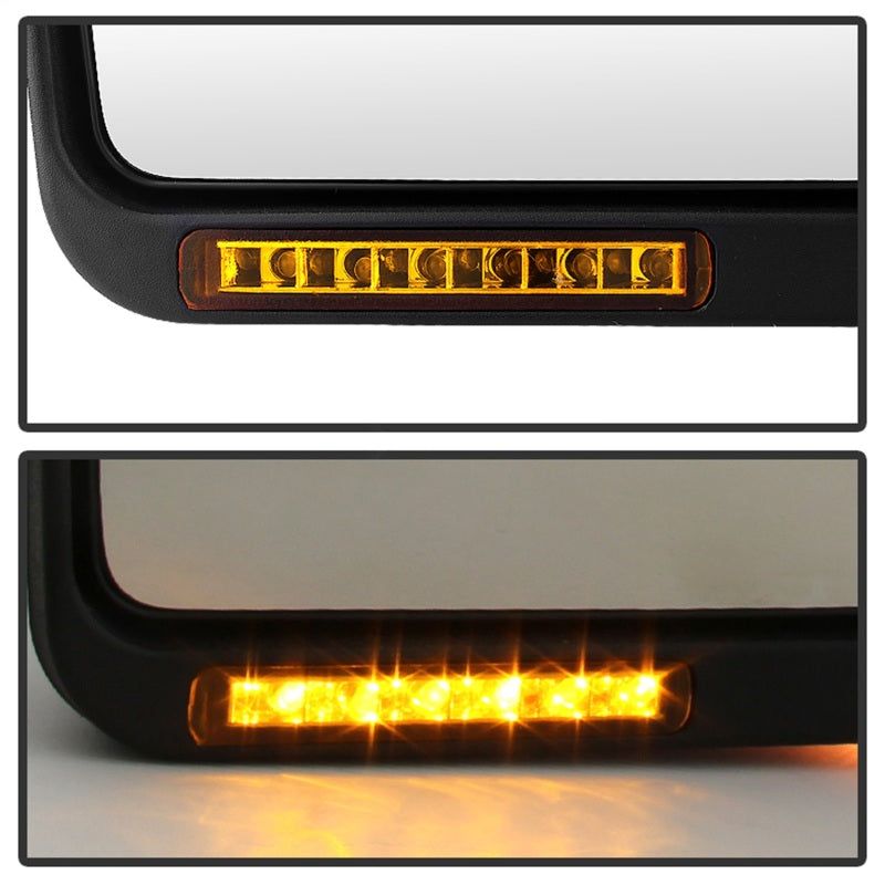 Xtune Ford F150 07-14 Power Heated Amber LED Signal OE Mirror Right MIR-03349EH-P-R-Side Mirrors-SPYDER-SPY9935343-SMINKpower Performance Parts