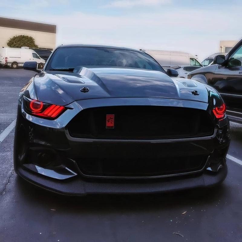 Oracle 15-17 Ford Mustang Dynamic RGB+A Pre-Assembled Headlights - Black Edition - ColorSHIFT - SMINKpower Performance Parts ORL8199-332 ORACLE Lighting