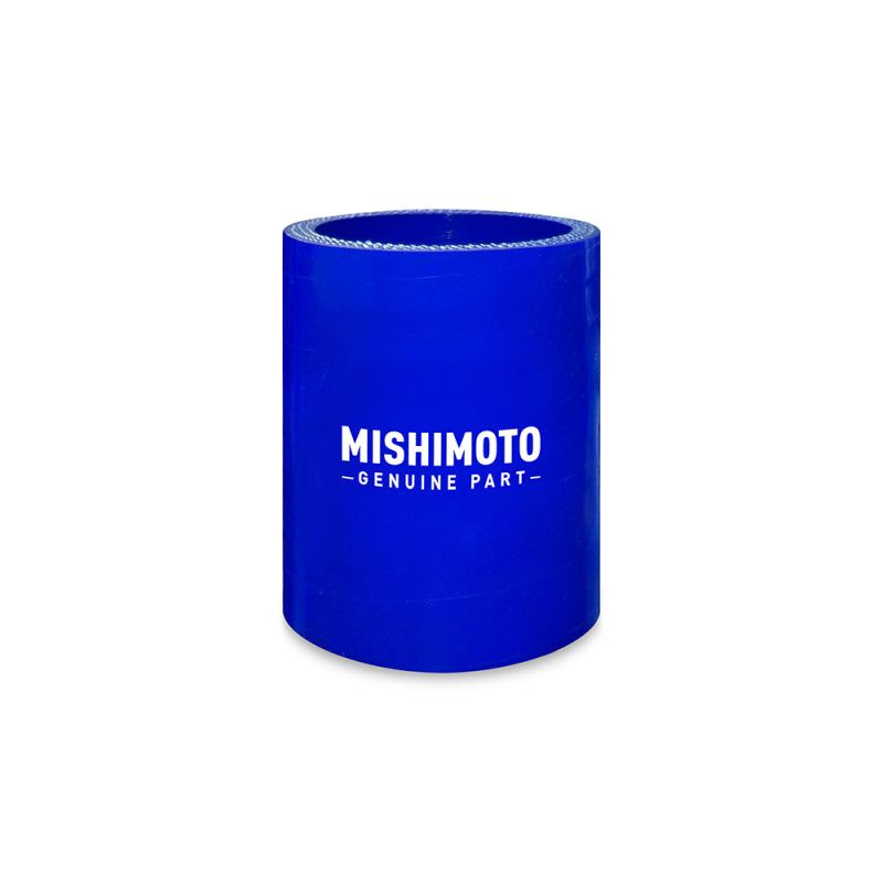 Mishimoto 3.5 Inch Straight Coupler - Blue-Silicone Couplers & Hoses-Mishimoto-MISMMCP-35SBL-SMINKpower Performance Parts