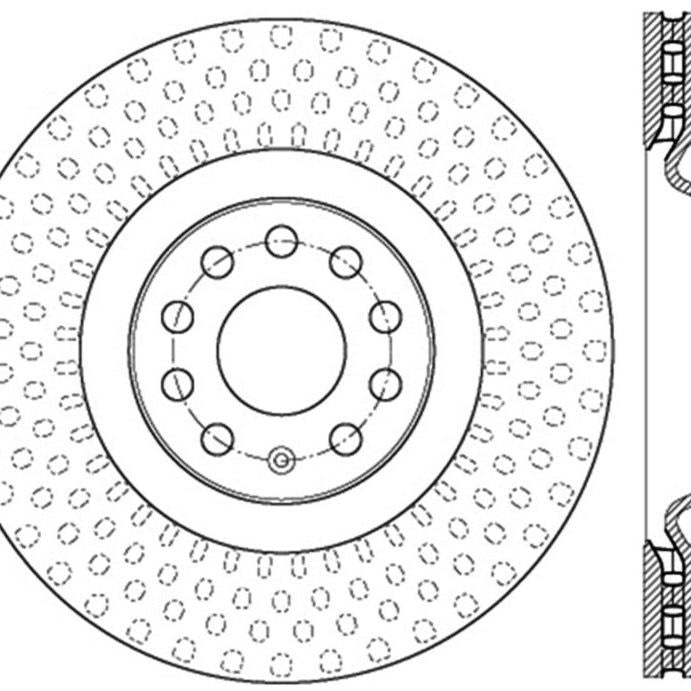 StopTech Slotted Sport Brake Rotor-Brake Rotors - Slotted-Stoptech-STO126.33144SR-SMINKpower Performance Parts