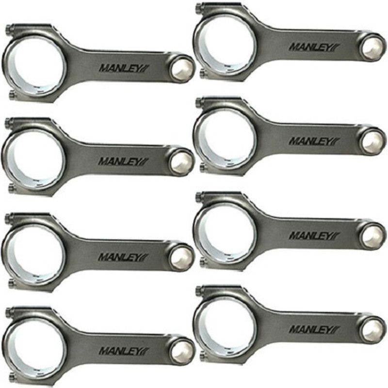 Manley Ford 4.6L / 5.0L H Tuff Series Connecting Rod Set w/ ARP 2000 Bolts-Connecting Rods - 8Cyl-Manley Performance-MAN15042R-8-SMINKpower Performance Parts