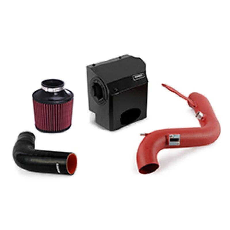 Mishimoto 14-15 Ford Fiesta ST 1.6L Performance Air Intake Kit - Wrinkle Red-Cold Air Intakes-Mishimoto-MISMMAI-FIST-14WRD-SMINKpower Performance Parts