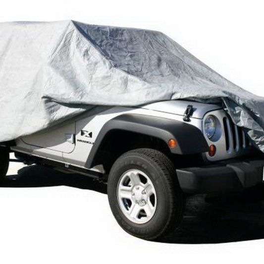 Rampage 1976-1983 Jeep CJ5 Car Cover - Grey-Car Covers-Rampage-RAM1201-SMINKpower Performance Parts
