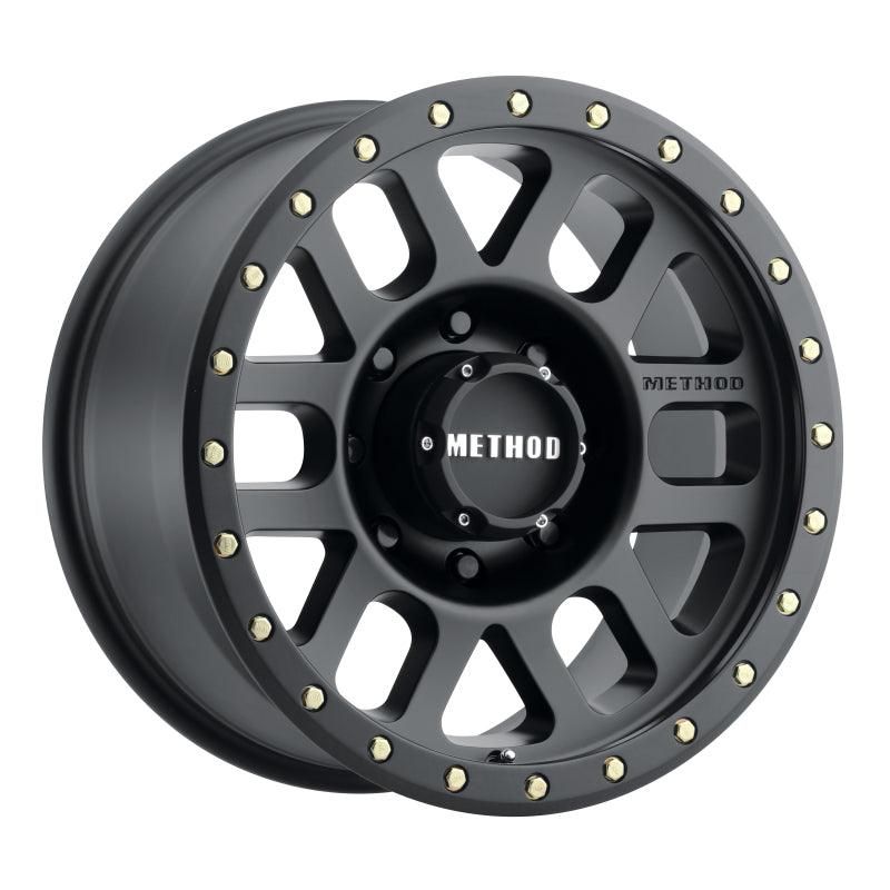 Method MR309 Grid 18x9 0mm Offset 8x180 130.81mm CB Matte Black Wheel - SMINKpower Performance Parts MRWMR30989088500 Method Wheels