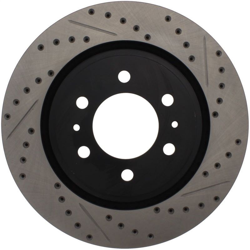 StopTech Slotted & Drilled Sport Brake Rotor-Brake Rotors - Slot & Drilled-Stoptech-STO127.65119R-SMINKpower Performance Parts
