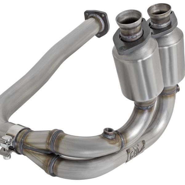 aFe Power Direct Fit Catalytic Converter Replacements Front 00-03 Jeep Wrangler (TJ) I6-4.0L - SMINKpower Performance Parts AFE47-48001 aFe