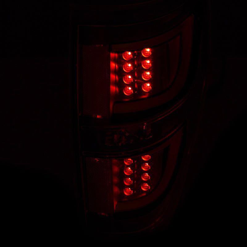 ANZO 2009-2013 Ford F-150 LED Taillights Black-Tail Lights-ANZO-ANZ311257-SMINKpower Performance Parts