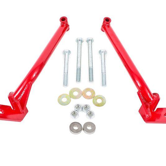 BMR 78-87 G-Body Control Arm Reinforcement Braces - Red-Control Arms-BMR Suspension-BMRRB003R-SMINKpower Performance Parts