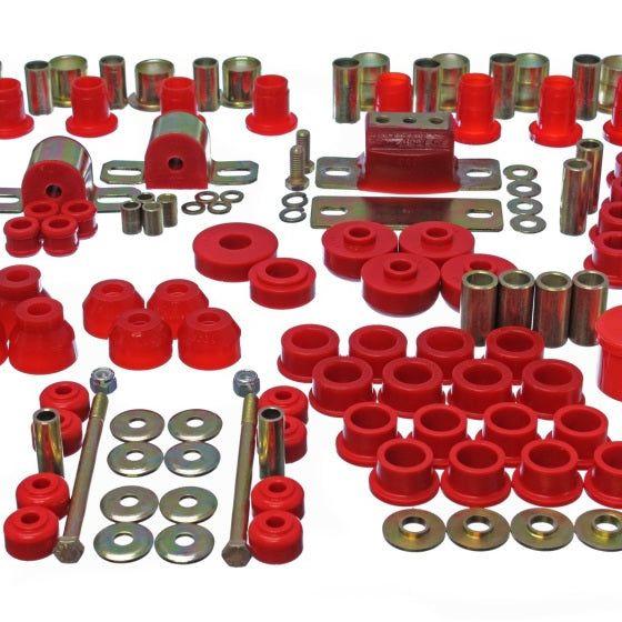 Energy Suspension 63-82 Chevrolet Corvette Red Hyper-flex Master Bushing Set-Bushing Kits-Energy Suspension-ENG3.18123R-SMINKpower Performance Parts