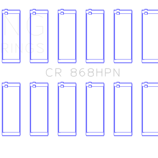 King Ford Prod V8 4.6L/5.4L (Size STD) Performance Rod Bearing Set-Bearings-King Engine Bearings-KINGCR868HPN-SMINKpower Performance Parts