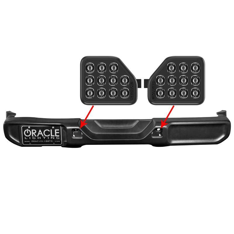 Oracle Rear Bumper LED Reverse Lights for Jeep Wrangler JL - 6000K - SMINKpower Performance Parts ORL5874-504 ORACLE Lighting