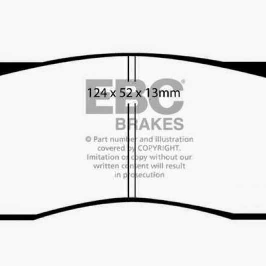 EBC 65-69 Dodge Dart 2.8 Redstuff Front Brake Pads-Brake Pads - Performance-EBC-EBCDP31157C-SMINKpower Performance Parts