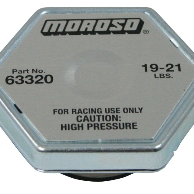 Moroso Racing Radiator Cap - 19-21lbs-Radiator Caps-Moroso-MOR63320-SMINKpower Performance Parts