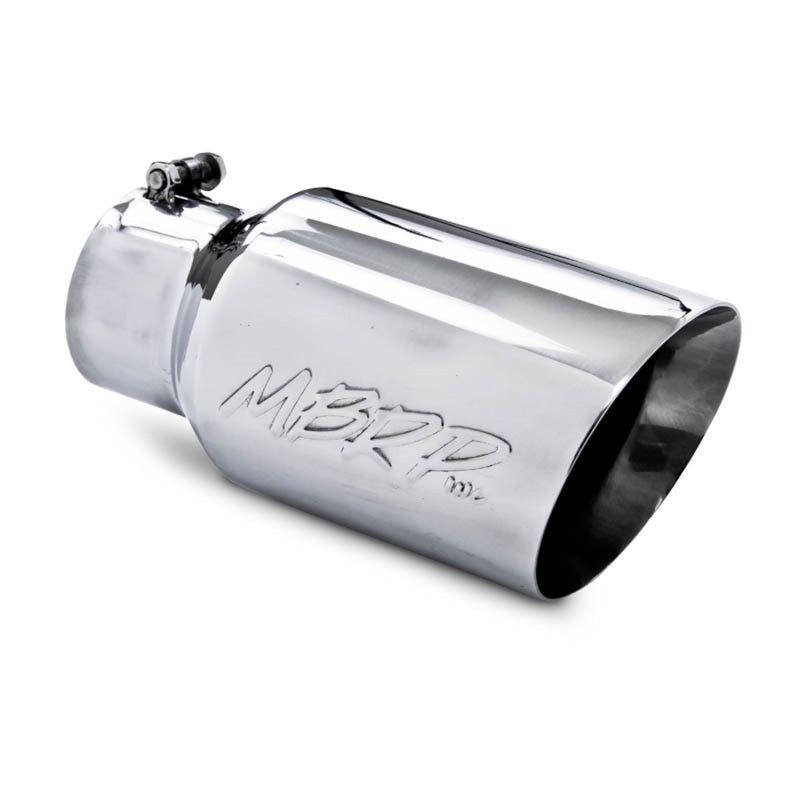 MBRP Universal Tip 6 O.D. Dual Wall Angled 4 inlet 12 length-Steel Tubing-MBRP-MBRPT5072-SMINKpower Performance Parts