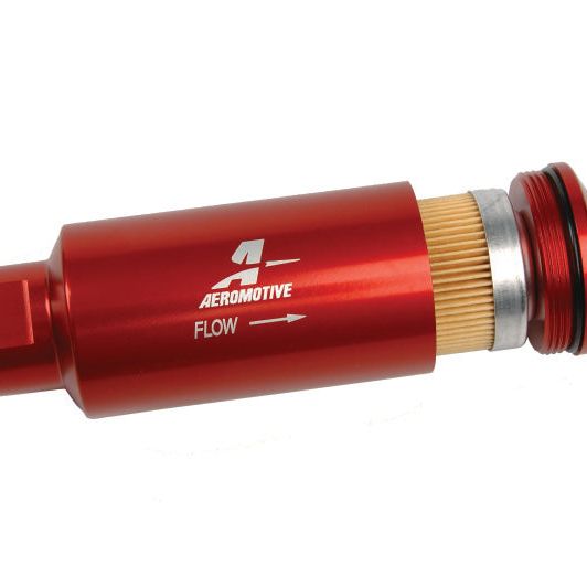 Aeromotive In-Line Filter - (AN-10) 10 Micron fabric Element-Fuel Filters-Aeromotive-AER12301-SMINKpower Performance Parts