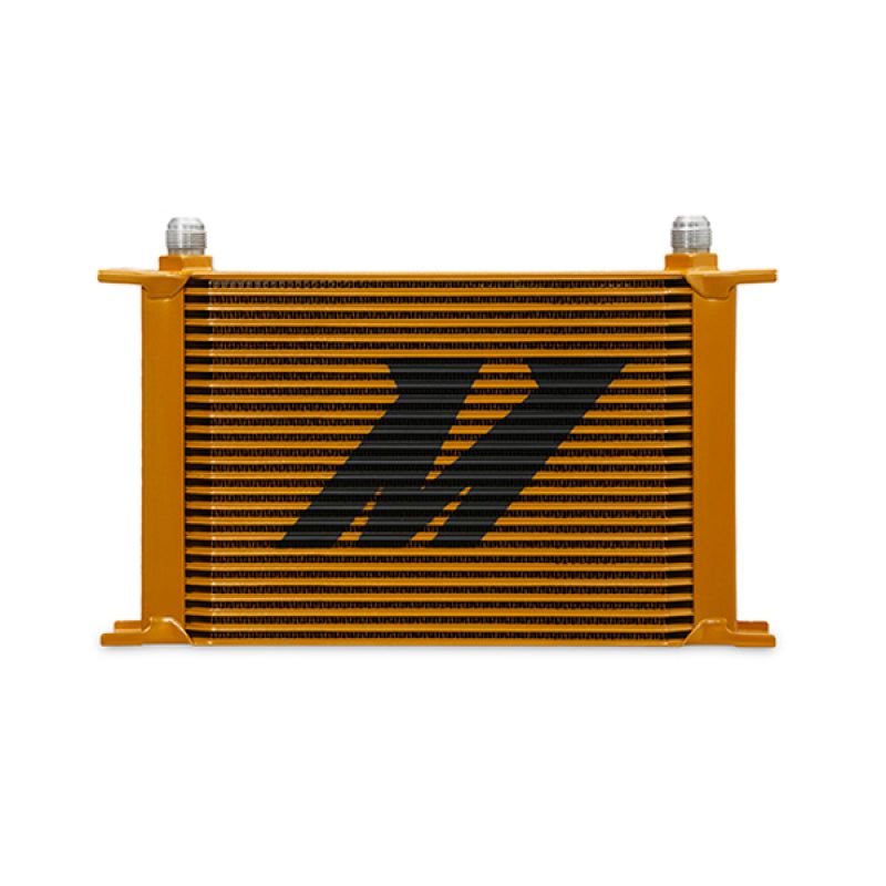 Mishimoto Universal 25-Row Oil Cooler - Gold-Oil Coolers-Mishimoto-MISMMOC-25G-SMINKpower Performance Parts
