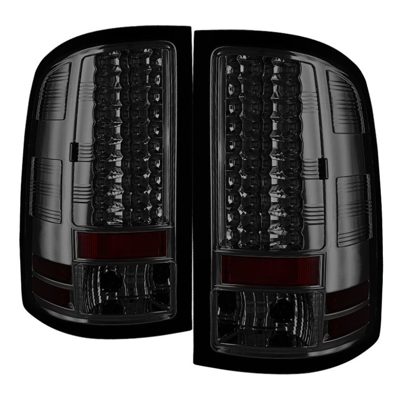 Spyder GMC Sierra 07-13 (Not fit 3500 Dually 4 Rear Wheels)LED Tail Lights Smoke ALT-YD-GS07-LED-SM-Tail Lights-SPYDER-SPY5014962-SMINKpower Performance Parts