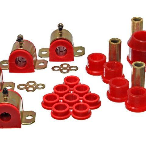 Energy Suspension 00-05 Toyota Celica Red Hyper-Flex Master Bushing Set-Bushing Kits-Energy Suspension-ENG8.18106R-SMINKpower Performance Parts