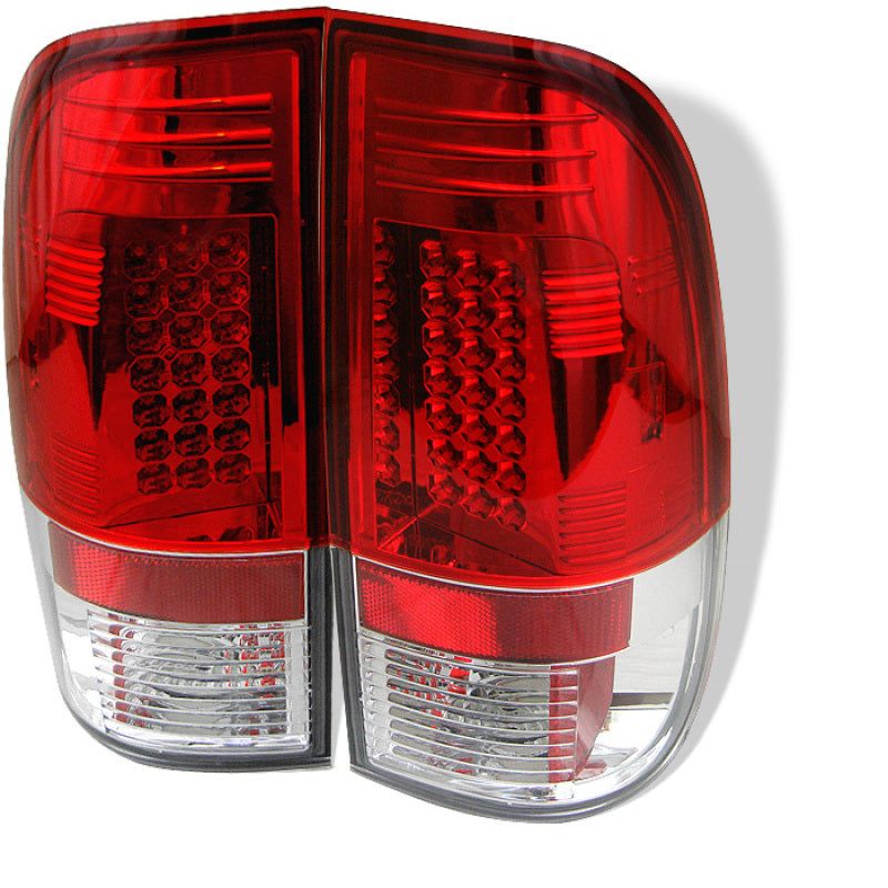 Spyder Ford F150 side 97-03/F250/350 Duty 99-07 LED Tail Lights Red Clear ALT-YD-FF15097-LED-RC-Tail Lights-SPYDER-SPY5003485-SMINKpower Performance Parts