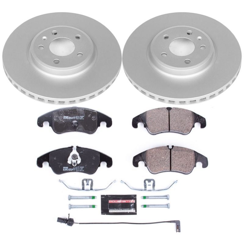 Power Stop 09-11 Audi A4 Front Euro-Stop Brake Kit - SMINKpower Performance Parts PSBESK5752 PowerStop