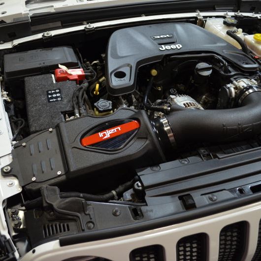 Injen 2018 Jeep Wrangler 3.6L Evolution Air Intake - SMINKpower Performance Parts INJEVO5005 Injen