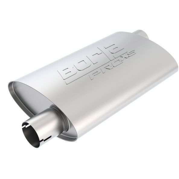 Borla Universal Pro-XS Oval 2.25in Inlet / Outlet Offset Notched Muffler-Muffler-Borla-BOR400489-SMINKpower Performance Parts