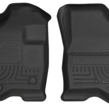 Husky Liners 15-17 Ford Explorer WeatherBeater Black Front Floor Liners-Floor Mats - Rubber-Husky Liners-HSL13761-SMINKpower Performance Parts