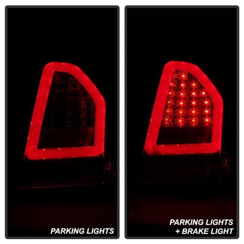 Spyder Chrysler 300C 08-10 V2 Light Bar LED Tail Lights - Red Clear ALT-YD-C308V2-LED-RC - SMINKpower Performance Parts SPY5083395 SPYDER