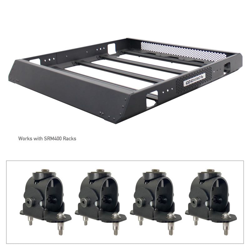 Go Rhino Adjustable Multi-Axis Mounting Kit for SRM Rack - SMINKpower Performance Parts GOR5910000T Go Rhino