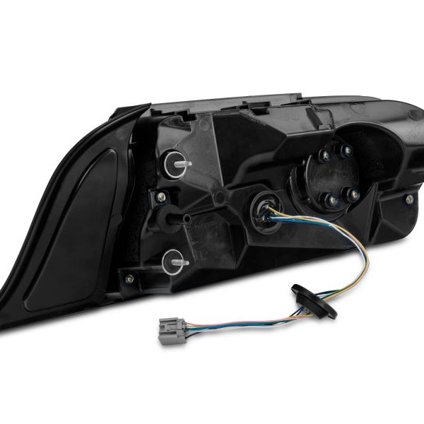 Raxiom 15-22 Ford Mustang Halo LED Tail Lights - Gloss Black Housing (Smoked Lens) - SMINKpower Performance Parts RAX393827 Raxiom
