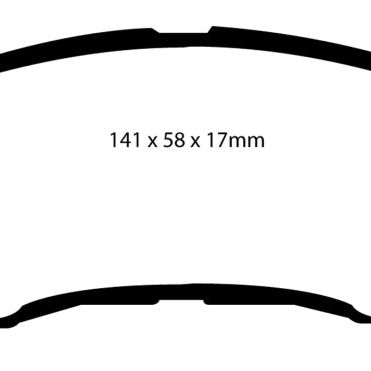 EBC 14+ Nissan Juke 1.6 Turbo Nismo RS Redstuff Front Brake Pads-Brake Pads - Performance-EBC-EBCDP31954C-SMINKpower Performance Parts