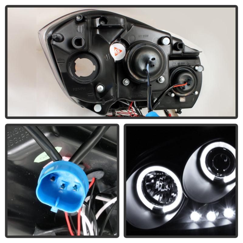 Spyder Chevy Cobalt 05-10 Projector Headlights LED Halo LED Blk Smke PRO-YD-CCOB05-HL-BSM - SMINKpower.eu