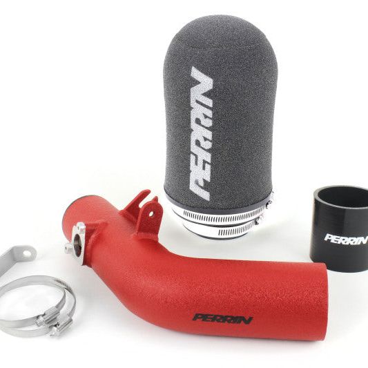 Perrin 08-14 WRX / 08-17 STI Red Cold Air Intake (Will Not Fit 2018 STI)-Cold Air Intakes-Perrin Performance-PERPSP-INT-322RD-SMINKpower Performance Parts