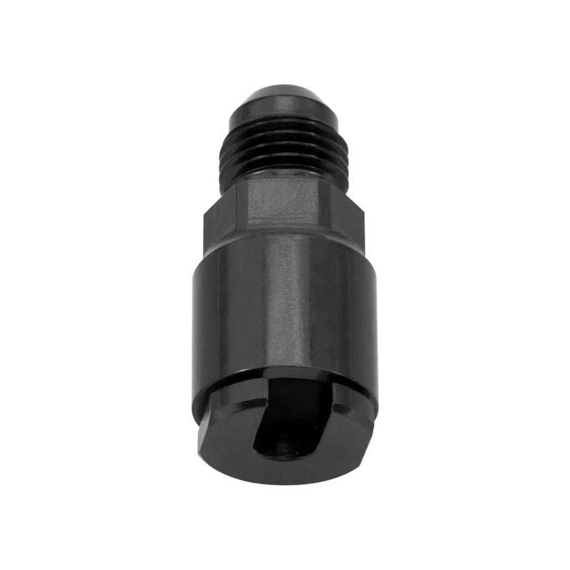 Russell Performance -6 AN male to 1/4in SAE Quick-Disconnect Female (Black Single) - SMINKpower Performance Parts RUS641303 Russell