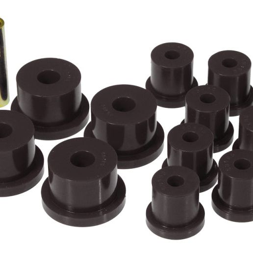 Prothane 64-73 Ford Mustang Rear Spring & 1/2in Shackle Bushings - Black-Bushing Kits-Prothane-PRO6-1051-BL-SMINKpower Performance Parts
