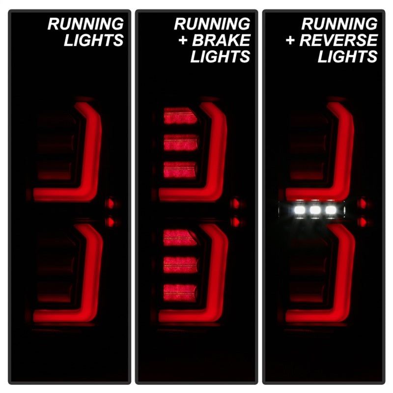 Spyder GMC Sierra 19-20 Incandescent Bulb Model Only LED Tail Lights-Black Smoke ALT-YD-GS19-LED-BSM-Tail Lights-SPYDER-SPY5000293-SMINKpower Performance Parts