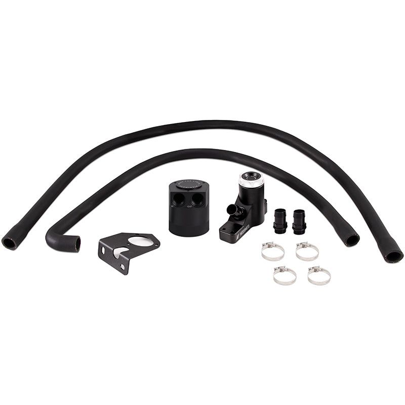 Mishimoto 2008-2010 Powerstroke Baffled Oil Catch Can Kit-Oil Catch Cans-Mishimoto-MISMMBCC-F2D-08BE-SMINKpower Performance Parts